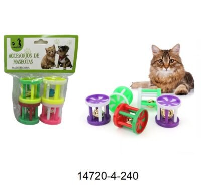 JUGUETE GATO 4TAMBOR 14720-4-240
