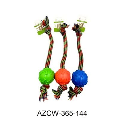 CUERDA CON PELOTA HUESO AZCW-365-144
