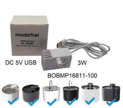 BOMBA DE AGUA 5V 3W USB BOBMP16811-100