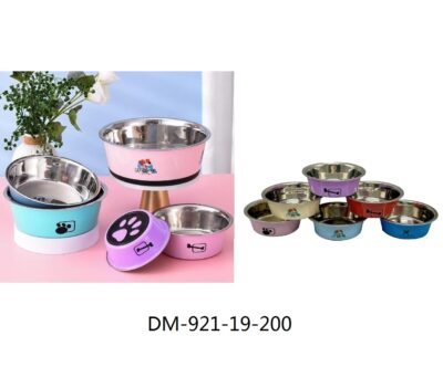 COMEDERO ACERO MASCOTA 19CM DM-921-19-200