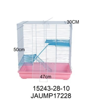 JAULA HAMSTER 3P.15243-28-10 47X30X50 JAUMP17228