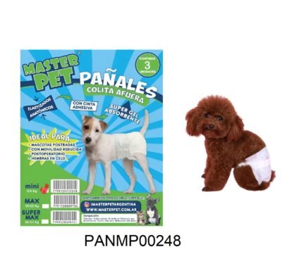 PANALES COLITA MINI 3U MASTER PET PANMP00248