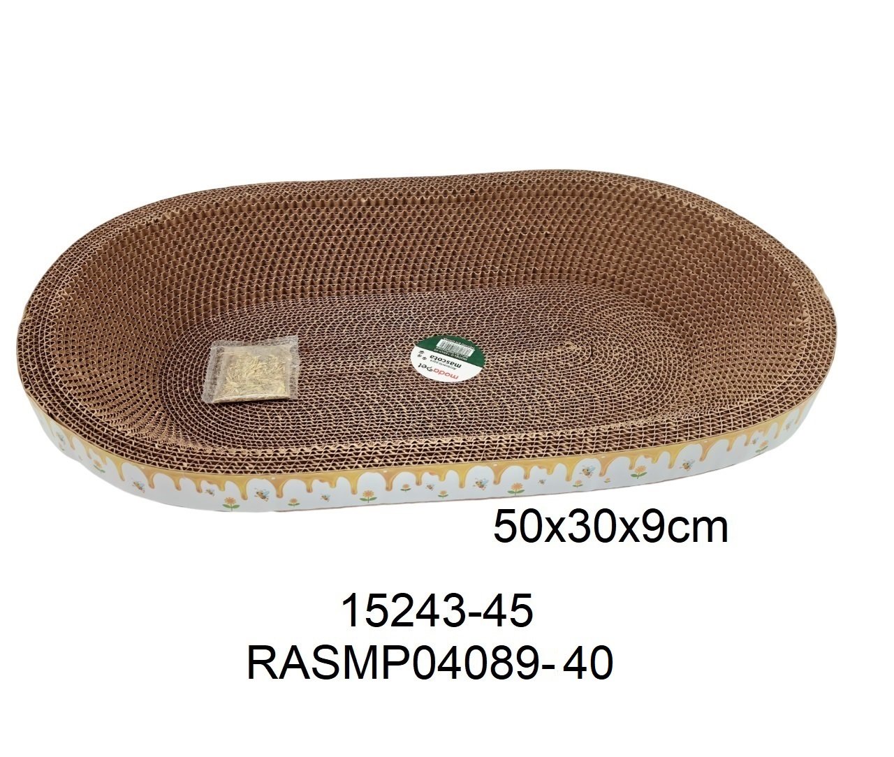 RASCADOR OVAL 15243-45 CHICO 50X30 RASMP04089-40